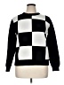 Unbranded Checkered-gingham Black Turtleneck Sweater Size XL - photo 1