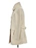 Calvin Klein 100% Wool Solid Ivory Wool Coat Size 4 - photo 5