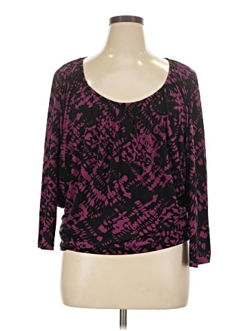INC International Concepts 3/4 Sleeve T-Shirt (view 1)