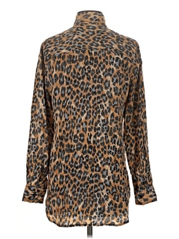 Tracy Reese Long Sleeve Silk Top (view 2)