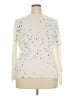 Nic + Zoe Stars Ivory Pullover Sweater Size XXL - photo 2