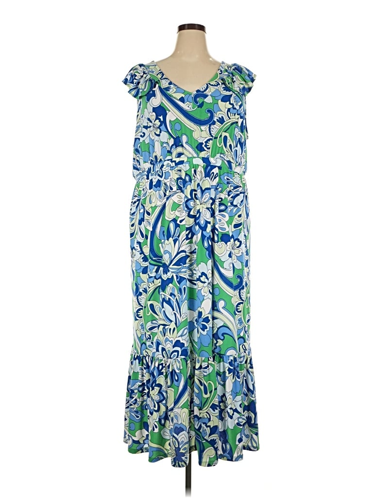 Pre-owned Iman Casual Dress In Blue