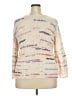 Nic + Zoe Tweed Ivory Pullover Sweater Size XXL - photo 2