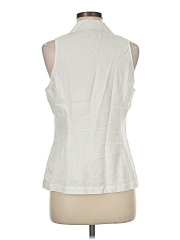 MICHAEL Michael Kors Sleeveless Button-Down Shirt (view 2)