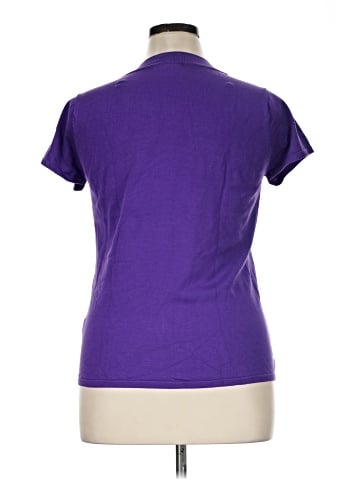 August Silk Short Sleeve Top (view 2)
