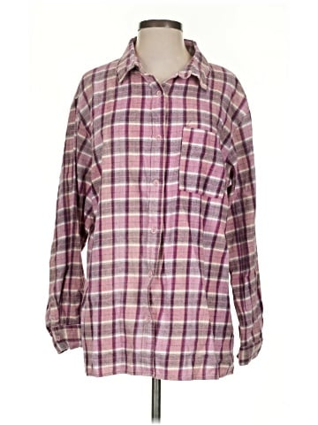 Cotton On 3/4 Sleeve Button-Down Shirt (view 1)