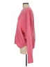 Double Zero 100% Acrylic Solid Pink Pullover Sweater Size M - photo 5