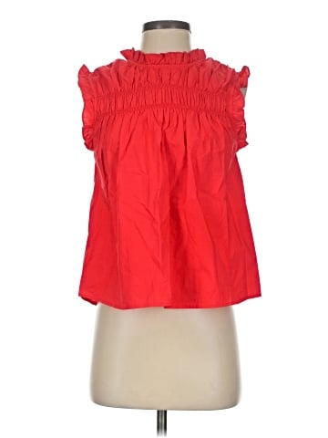 Aqua Sleeveless Blouse (view 1)