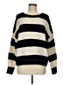 Express Stripes Black Pullover Sweater Size M - photo 1