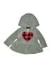 Carter's 100% Polyester Hearts Gray Coat 0-3 MO / 3 MO - photo 1