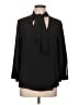 HD in Paris 100% Polyester Black 3/4 Sleeve Blouse Size 10 - photo 1