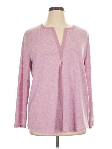 Ann Taylor Factory Long Sleeve Top (view 1)