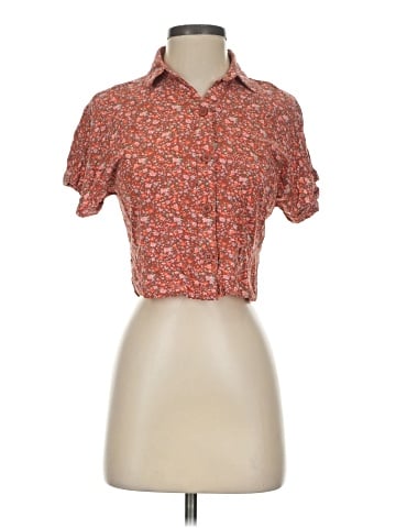 Aeropostale Short Sleeve Blouse (view 1)