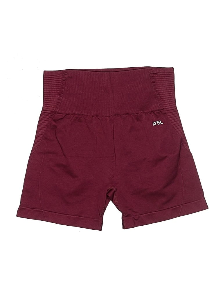 Pre-owned Aybl Athletic Shorts In Burgundy