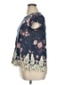 Xhilaration Blue Short Sleeve Blouse Size XL - photo 5