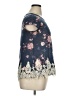Xhilaration Blue Short Sleeve Blouse Size XL - photo 4