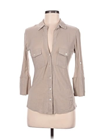James Perse 3/4 Sleeve Button-Down Shirt (view 1)