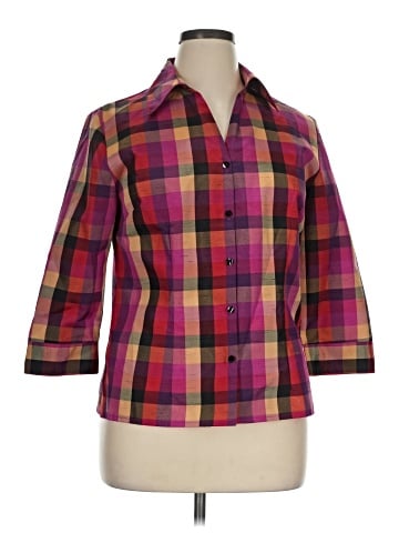 Sag Harbor 3/4 Sleeve Blouse (view 1)