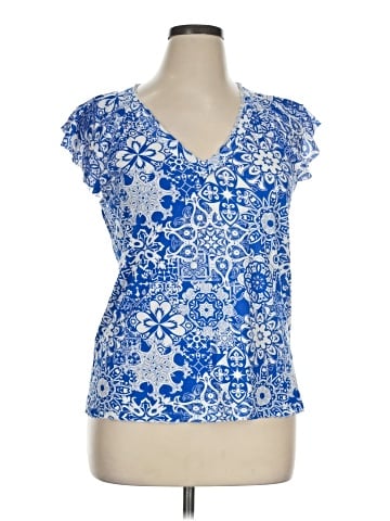 Maeve by Anthropologie Short Sleeve Blouse (view 1)