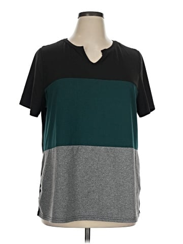 Shein Curve Short Sleeve T-Shirt (view 1)