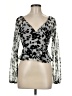 Altar'd State 100% Polyester Silver Long Sleeve Blouse Size M - photo 1