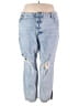 Old Navy Hearts Blue Jeans Size 24 waist - photo 1