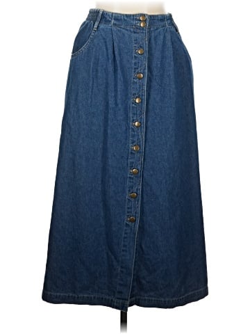 Classic Elements Denim Skirt (view 1)