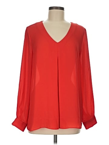 Rose + Olive Long Sleeve Blouse (view 1)