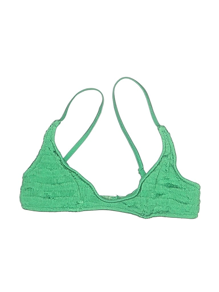 Pre-owned Triangl Swimsuit Top Green Swimwear