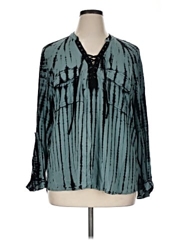 Rock & Republic Long Sleeve Blouse (view 1)