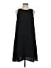 Halogen 100% Polyester Solid Black Casual Dress Size XS - photo 1