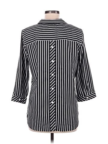 Chico's 3/4 Sleeve Button-Down Shirt (view 2)