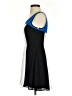 Express 100% Polyester Color Block Blue Cocktail Dress Size 0 - photo 5