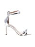 Steve Madden Metallic Silver Sandals Size 6 - photo 1
