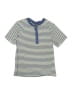 Tea Stripes Blue Short Sleeve Henley Size 10 - photo 1