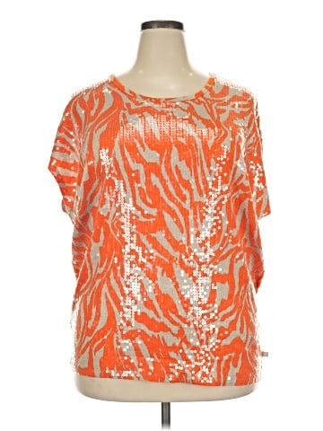 MICHAEL Michael Kors Short Sleeve Blouse (view 1)