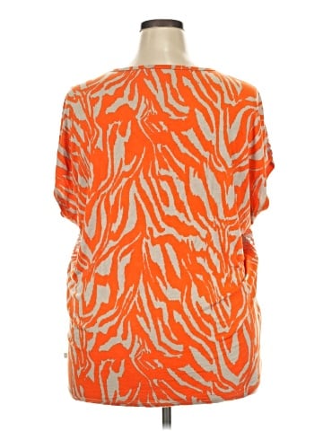 MICHAEL Michael Kors Short Sleeve Blouse (view 2)