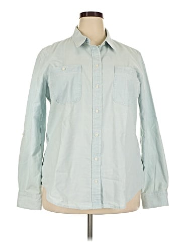 Lauren by Ralph Lauren Long Sleeve Button-Down Shirt (view 1)
