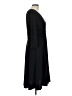 Chaps Solid Black Cocktail Dress Size L - photo 4