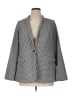 Lane Bryant Houndstooth Gray Blazer Size 14 - photo 1