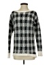 Express Houndstooth Silver Black Pullover Sweater Size XS - photo 1