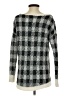 Express Houndstooth Silver Black Pullover Sweater Size XS - photo 2
