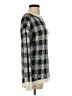 Express Houndstooth Silver Black Pullover Sweater Size XS - photo 4