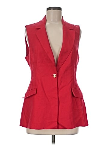 Zara Sleeveless Button-Down Shirt (view 1)
