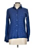 Tanner Polka Dots Blue Long Sleeve Blouse Size 10 - photo 1