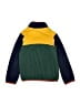 Hanna Andersson 100% Recycled Polyester Color Block Green Pullover Sweater Size 8 - photo 2