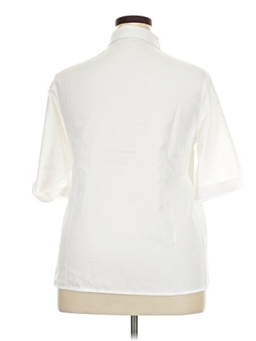 Unbranded 3/4 Sleeve Button-Down Shirt (view 2)