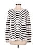 Liz Claiborne Chevron-herringbone White Pullover Sweater Size M - photo 1