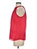 Laundry by Shelli Segal 100% Polyester Red Sleeveless Blouse Size 4 - photo 5