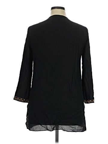Nine West 3/4 Sleeve Silk Top (view 2)